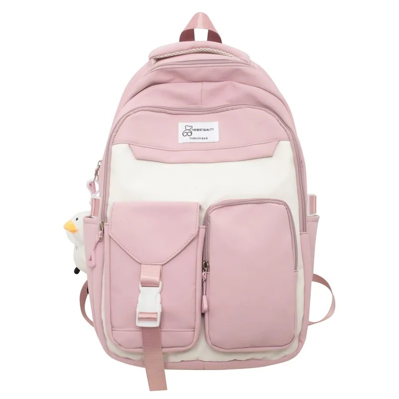 Рюкзак для средней школы для женщин, подростков, девочек, школьная сумка, кампус, нейлоновый корейский рюкзак Изображение 0