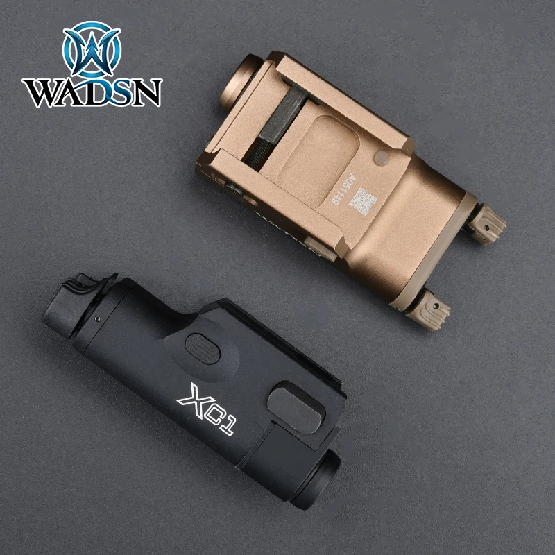 WADSN CNC XC1 Подвесной Оружейный Фонарь Надежный Фонарик Airsoft Tactical Lanterna MINI LED Подходит Для 20 мм Рельса X300 G17 AAA Батарея Изображение 0