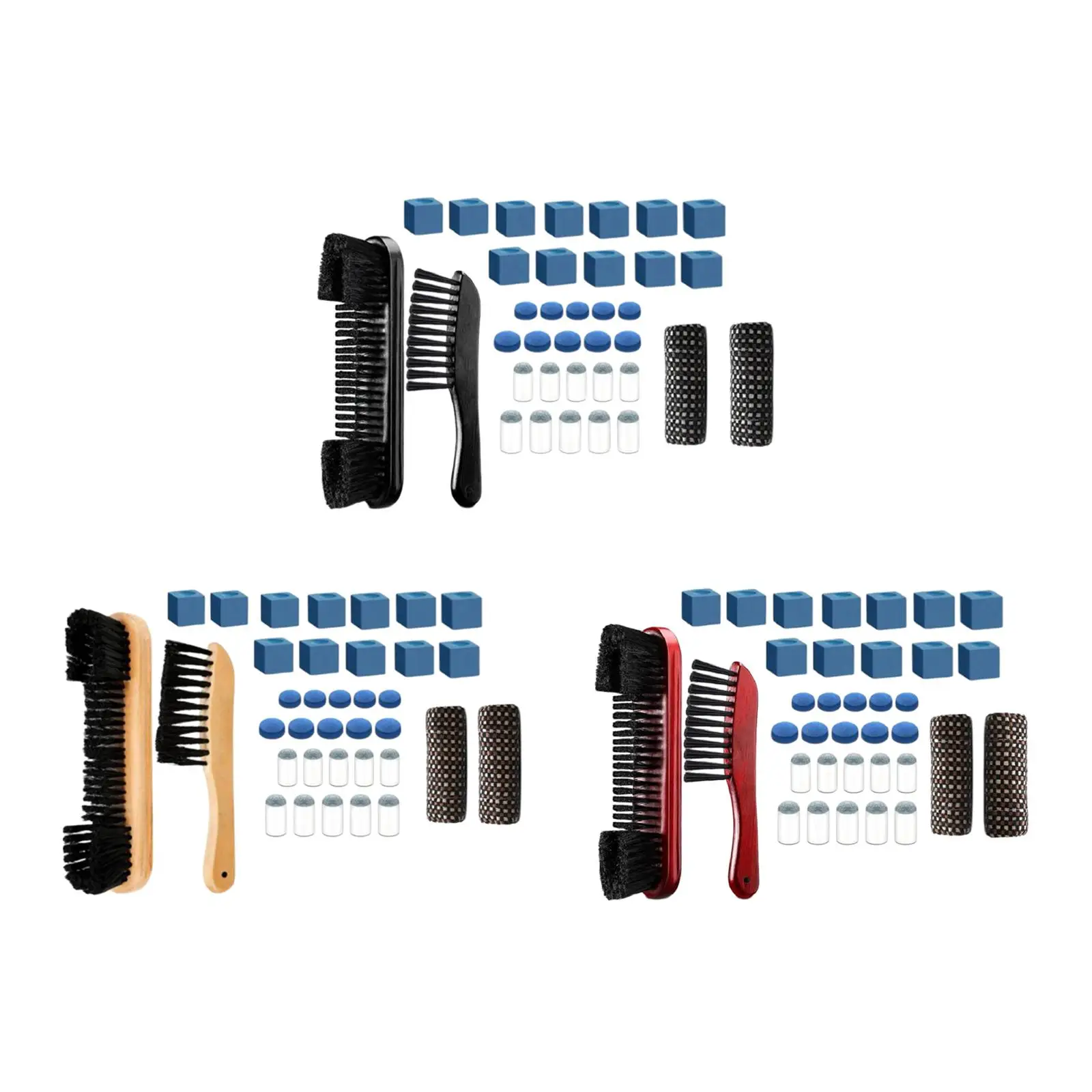 Инструменты для чистки кисточек для бильярдного стола, 10 шт. синих наконечников для кия (5 шт. 12 Изображение 0