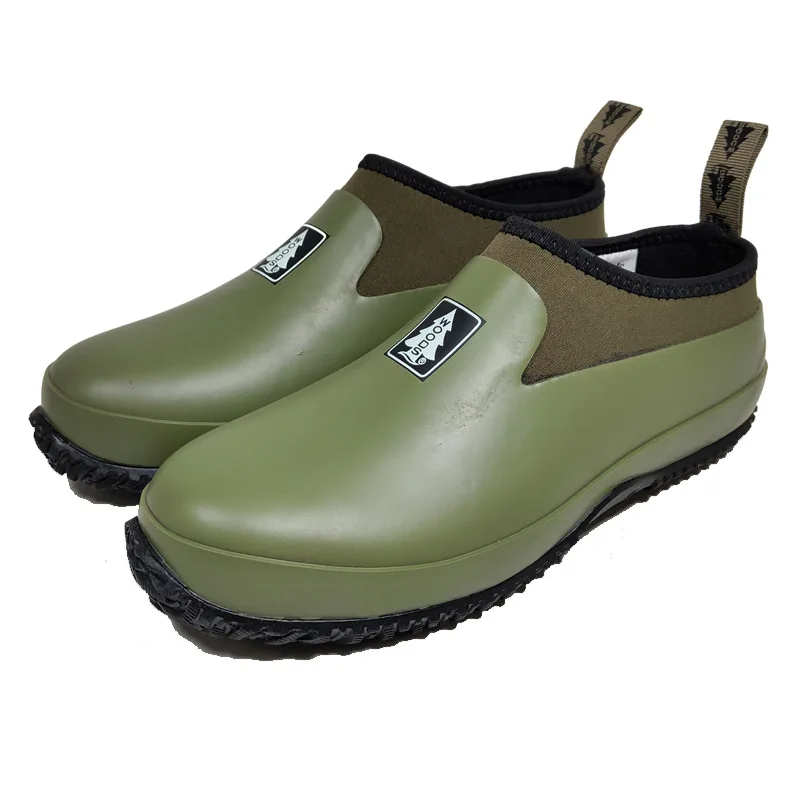 Сапоги на резиновой подошве, непромокаемые ботинки, весенне-летняя обувь для рыбалки, Рыболовные снасти, нескользящие водонепроницаемые ботинки Изображение 0