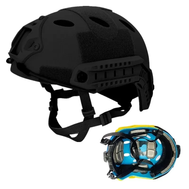 Легкий спасательный шлем пожарного типа, защитный, тренировочный, аварийный, быстрый, тактический, надежная защита Изображение 1