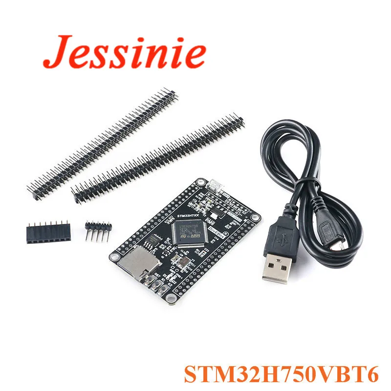 STM32H750VBT6 STM32H743VIT6 STM32H7 Плата разработки Системная плата STM32 M7 Core Board TFT Интерфейс с USB-кабелем Изображение 1