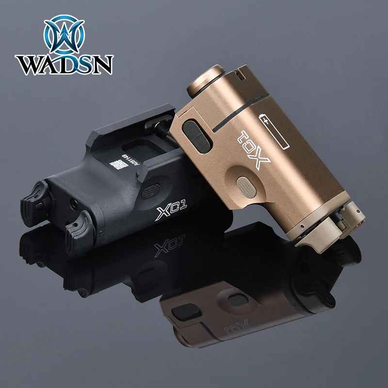WADSN CNC XC1 Подвесной Оружейный Фонарь Надежный Фонарик Airsoft Tactical Lanterna MINI LED Подходит Для 20 мм Рельса X300 G17 AAA Батарея Изображение 1