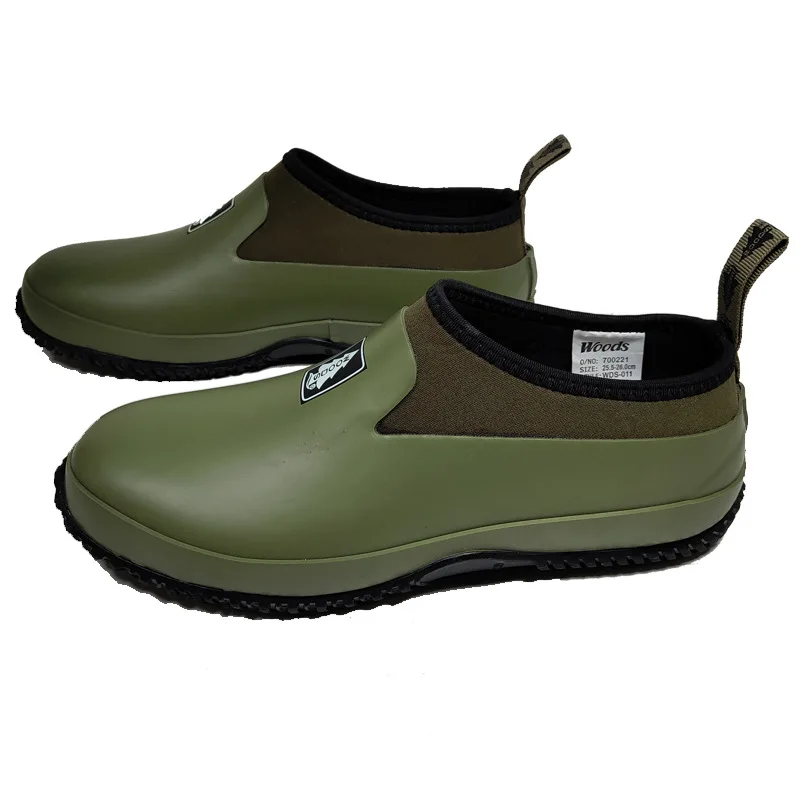 Сапоги на резиновой подошве, непромокаемые ботинки, весенне-летняя обувь для рыбалки, Рыболовные снасти, нескользящие водонепроницаемые ботинки Изображение 1