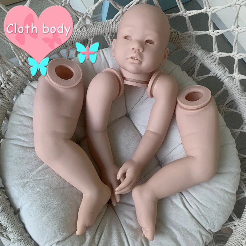 28-дюймовый набор кукол-реборнов Amaya для малышей с телом и глазами, мягкие на ощупь Гибкие виниловые детали для незаконченной куклы 