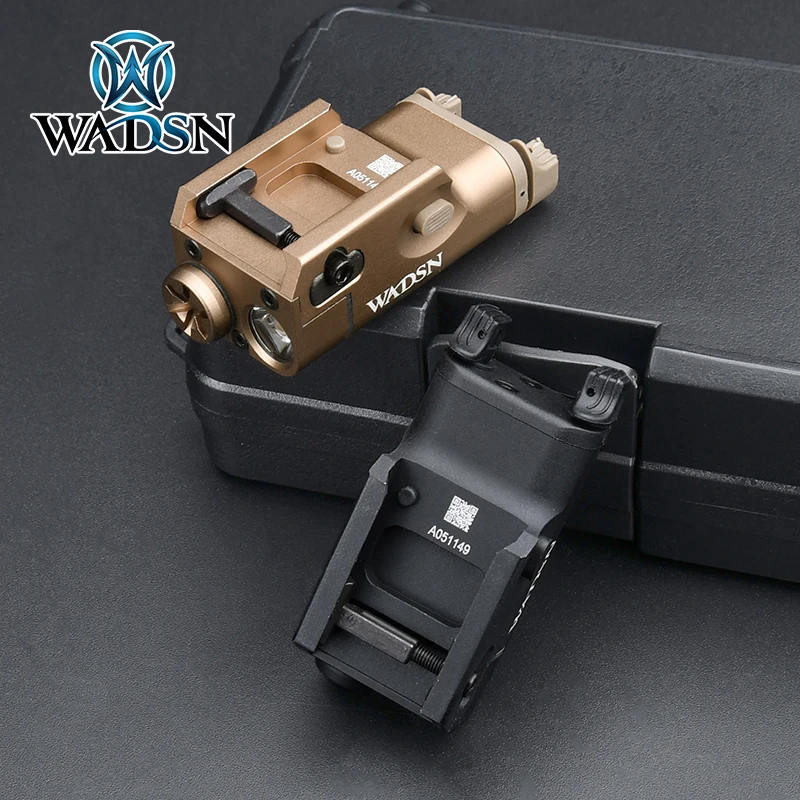WADSN CNC XC1 Подвесной Оружейный Фонарь Надежный Фонарик Airsoft Tactical Lanterna MINI LED Подходит Для 20 мм Рельса X300 G17 AAA Батарея Изображение 2