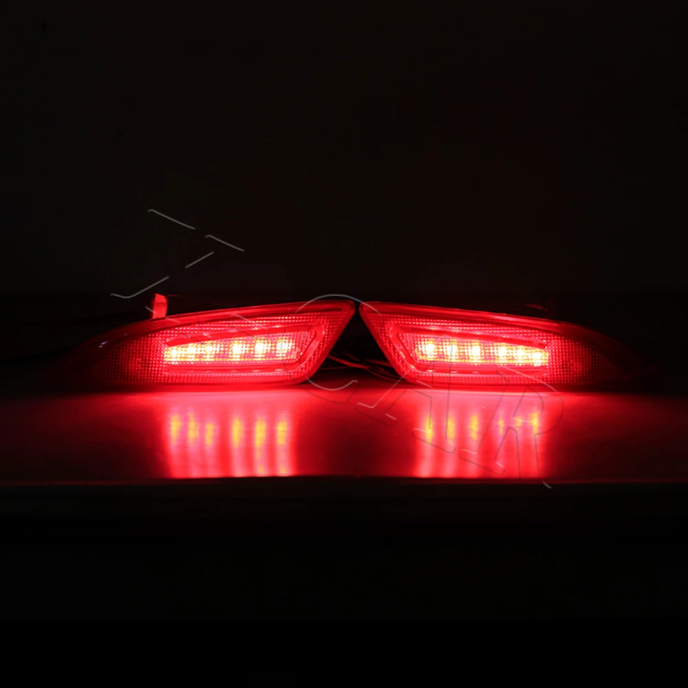 1 Пара Светодиодных Задних Ходовых Огней Стоп-Сигнал 2 Версии Заднего Бампера Задний Окруженный Фонарь Для Toyota Camry 2015 2016 Для Автомобиля Изображение 2