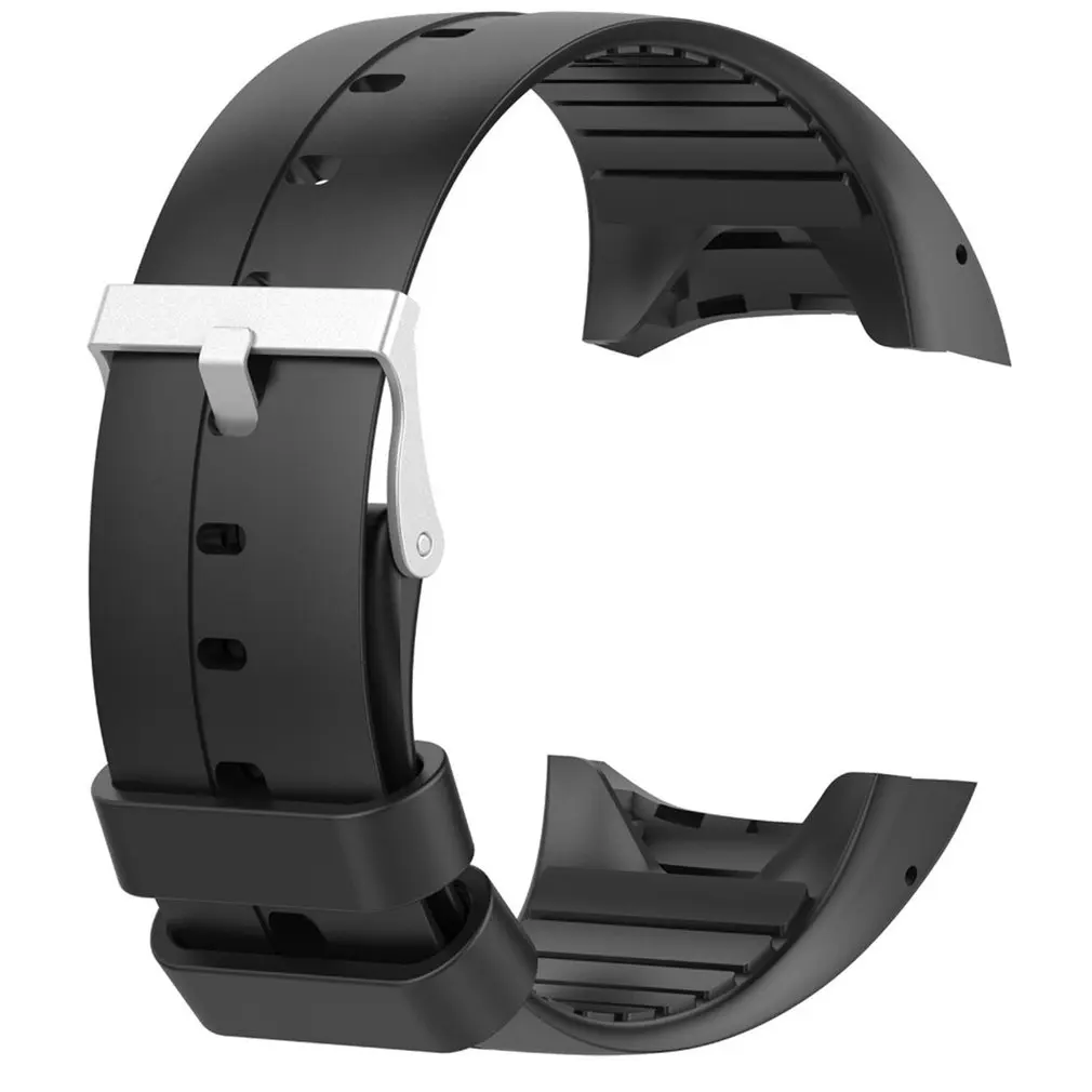 Для Polar M400/M430 Силиконовый Сменный ремешок для умных часов с официальным рисунком, Черная пряжка, Спортивный сменный браслет Изображение 2