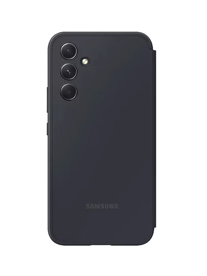 Официальный чехол-бумажник Samsung Galaxy A54 5G Smart View с функцией интеллектуального режима сна и Бодрствования, Откидывающаяся крышка с Окошком и чипом Для A 54 5G EF-ZA546 Изображение 3