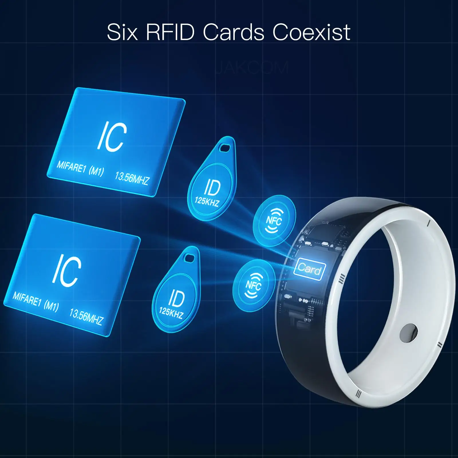 JAKCOM R5 Smart Ring Super value as rfid наклейка youtub premium usa card id самый маленький mct uid mrfc522 nfc direct thermal Изображение 3