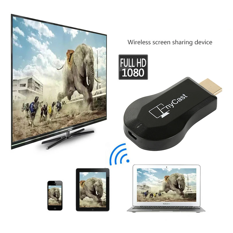 MX18 Plus HD WiFi дисплей Приемник ТВ Проекция Передача видео для Google Android для IOS Конвертер того же экрана Изображение 3