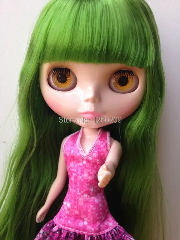 Продается новая кукла Arrvial Neo Blyth с зелеными волосами (подходит для Blyth, BJD) (S15042215) Изображение 4