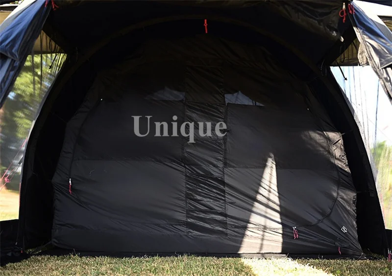 Туннельная палатка из ткани Оксфорд, оборудование для кемпинга на открытом воздухе, утолщенная защита от дождя, Переносная дорожная тень, 3-5 человек Изображение 4