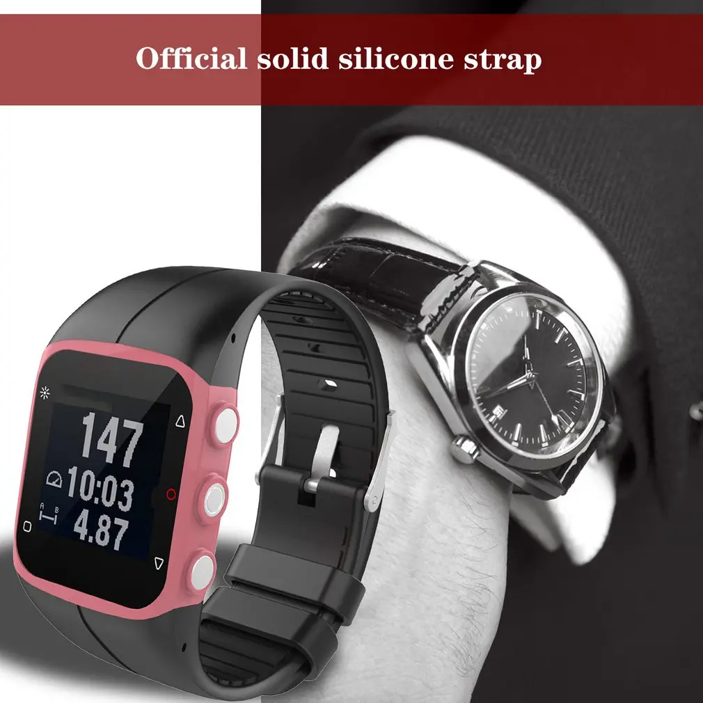 Для Polar M400/M430 Силиконовый Сменный ремешок для умных часов с официальным рисунком, Черная пряжка, Спортивный сменный браслет Изображение 4