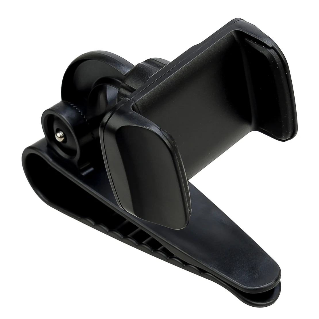 Универсальный автомобильный солнцезащитный козырек из АБС-пластика с возможностью поворота на 360 °, держатель для телефона с зажимом Черный Изображение 5